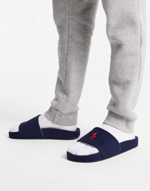 Mens ralph online slippers