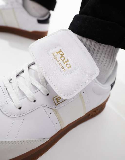 Ralph lauren off white sneakers deals