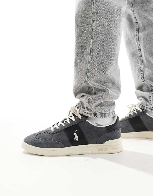 Polo Ralph Lauren - Heritage Aera - Sneakers grigie e nere