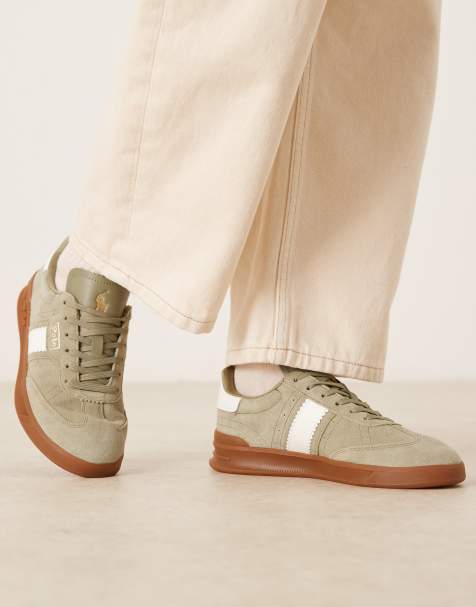 Polo Ralph Lauren Heritage Aera sneakers in sage green - view 1
