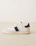 [Polo Ralph Lauren] Polo Ralph Lauren Heritage Area sneakers in white and navy 38 BIANCO/NAVY