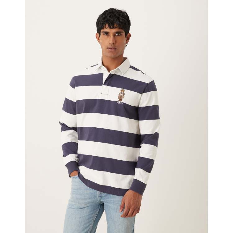 Polo Ralph Lauren heritage bear block stripe rugby polo classic