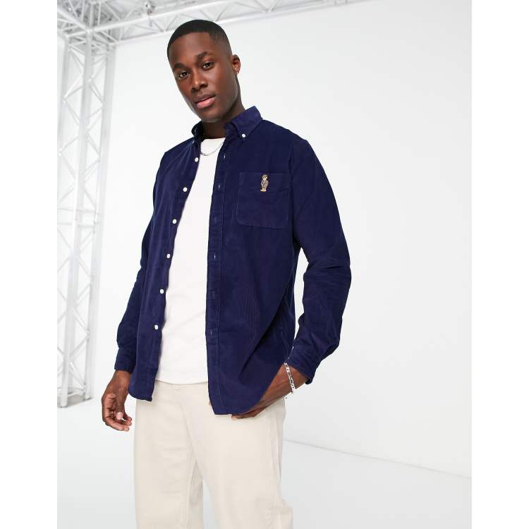 Polo bear corduroy discount shirt