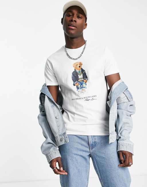 Polo bear white shirt on sale