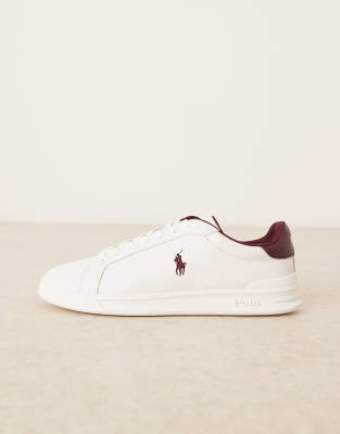 Polo Ralph Lauren - Heritage Court - Baskets - Blanc et bordeaux