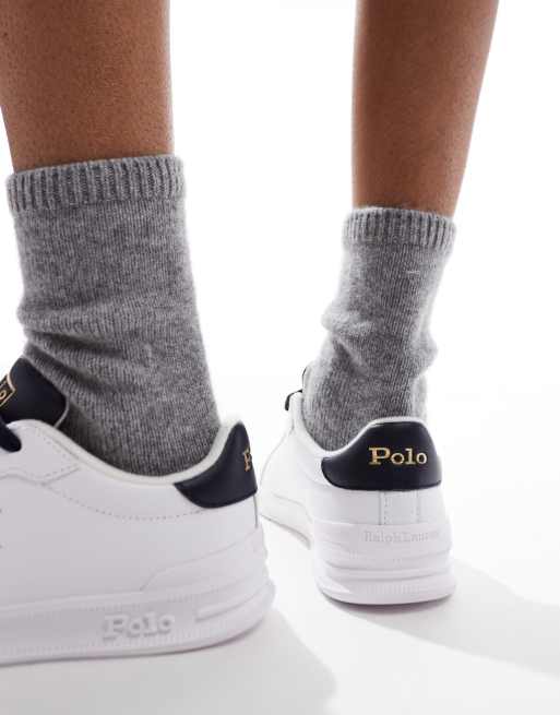 Polo Ralph Lauren - Heritage Court - Baskets - Bleu marine/blanc , 4 de 5