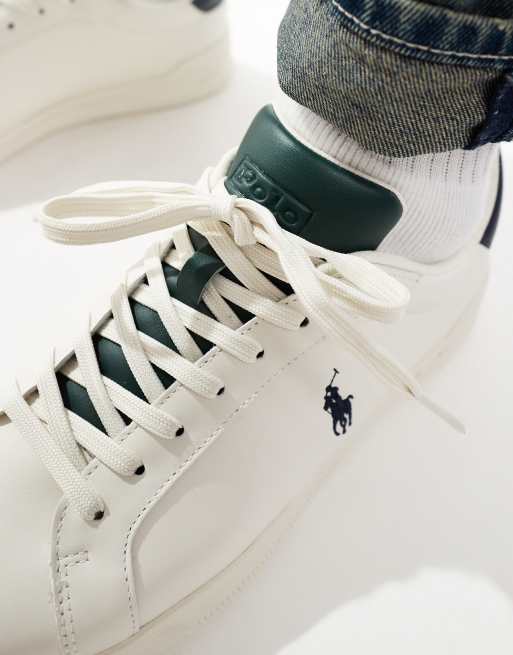 Polo Ralph Lauren Heritage Court Baskets en cuir avec logo
