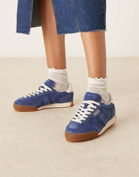 Polo Ralph Lauren - Hester - Sneakers met logo in marineblauw - view 1