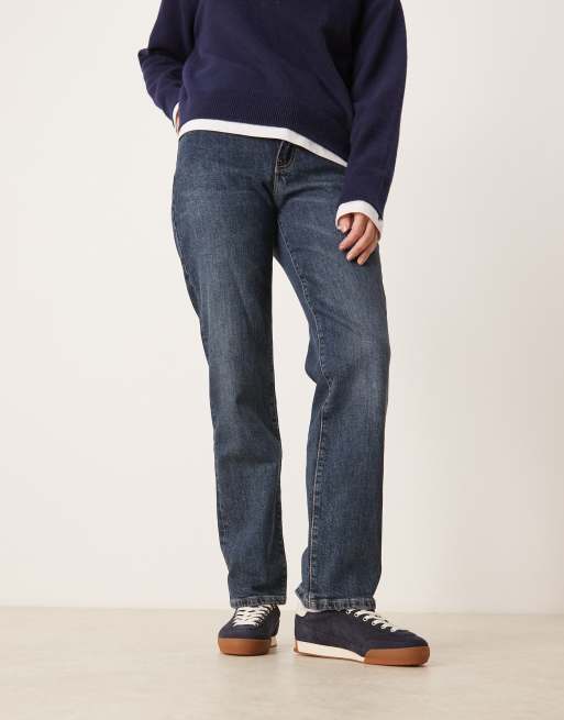 Polo Ralph Lauren Hester suede sneakers in navy, 5 of 5