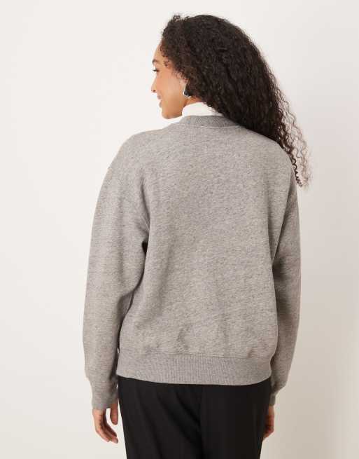 Polo Ralph Lauren holiday bear sweatshirt in grey, 4 of 4