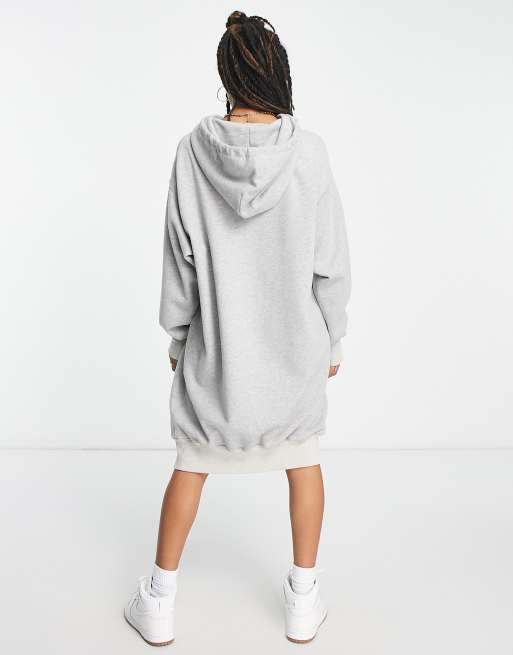 Polo Ralph Lauren hooded jersey dress in gray