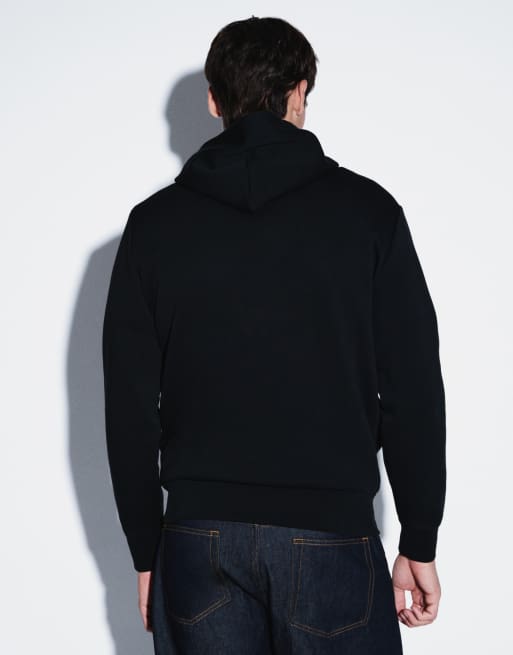 Polo Ralph Lauren hoodie en maille double noir, 4 de 5