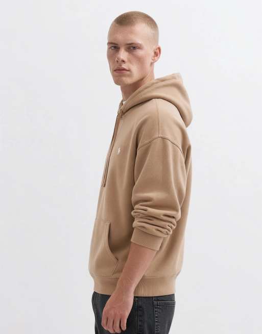 Polo Ralph Lauren hoodie épais beige avec logo script imprimé au dos, 10 de 10