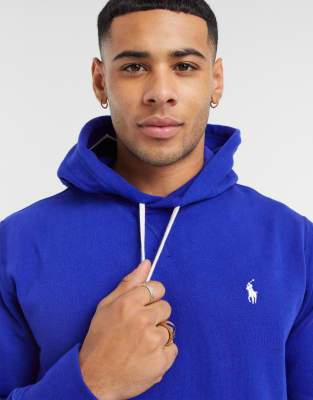 blue polo hoodie