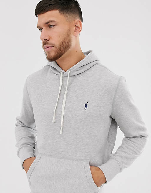 Polo Ralph Lauren hoodie in gray with logo | ASOS
