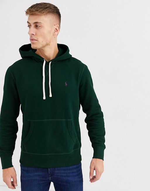 Polo Ralph Lauren hoodie in green with logo | ASOS