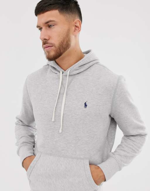 Polo Ralph Lauren hoodie in grey with player logo | ASOS