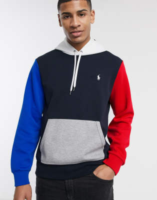 ralph lauren colorblock hoodie