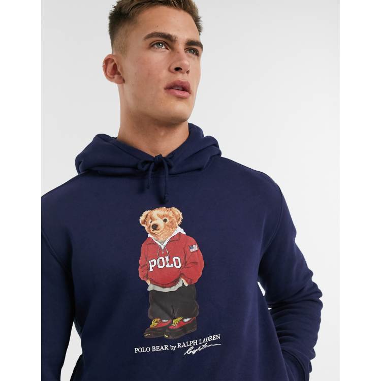 Polo Ralph Lauren Men's Polo Bear Color-Blocked Fleece Hoodie - Cruise Navy  Bear - Yahoo Shopping