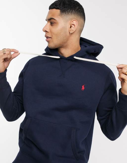 Polo Ralph Lauren hoodie in navy with logo | ASOS