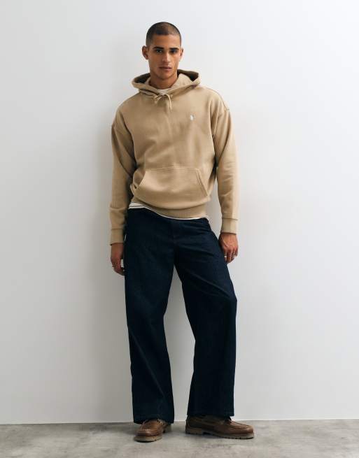 Polo Ralph Lauren hoodie met scriptlogo op de achterkant in beige, 2 van 10