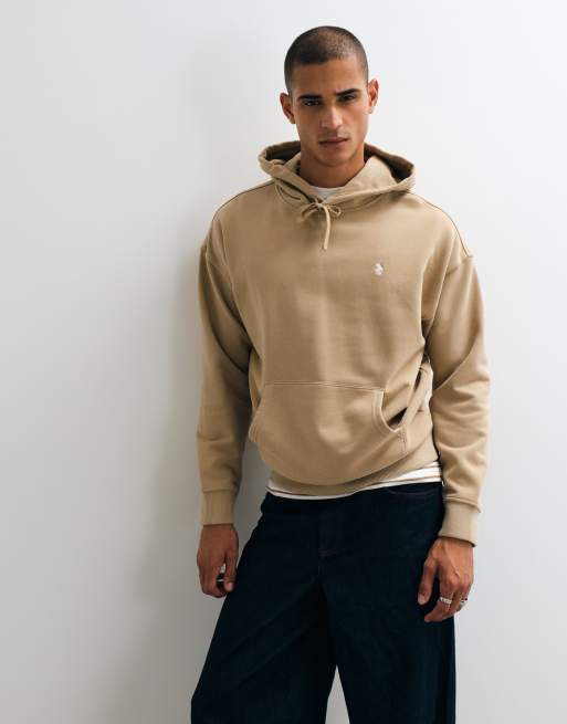 Polo Ralph Lauren hoodie met scriptlogo op de achterkant in beige, 4 van 10