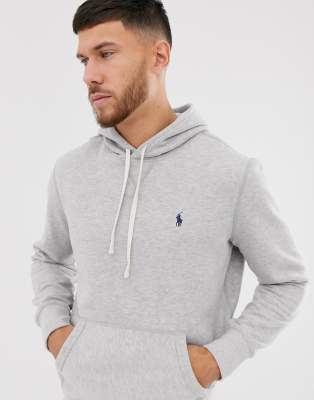 Polo Ralph Lauren Hoodie met spelerlogo in grijs