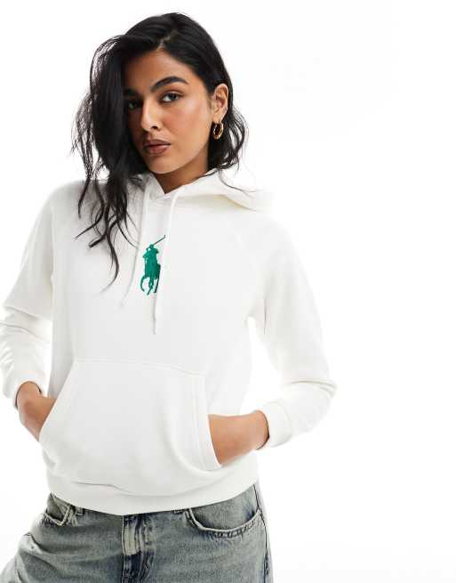 White hotsell polo hoodies