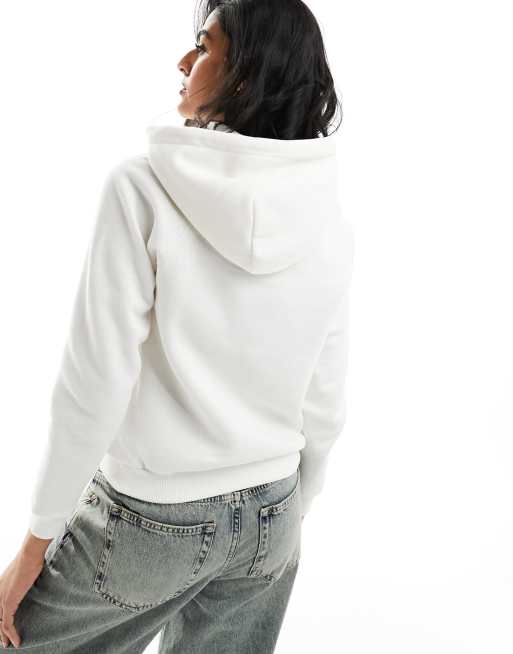 Large white outlet hoodie