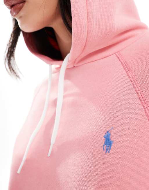 Polo Ralph Lauren hoodie with logo in pink