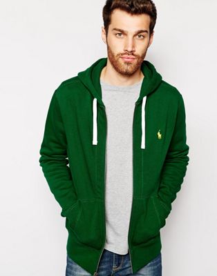 polo ralph lauren green hoodie