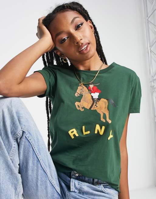 Polo Ralph Lauren horse and rider t-shirt in green