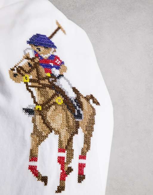 Polo Ralph Lauren horse logo t-shirt in white | ASOS