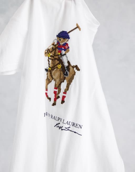 Polo Ralph Lauren horse logo T-shirt in white | ASOS