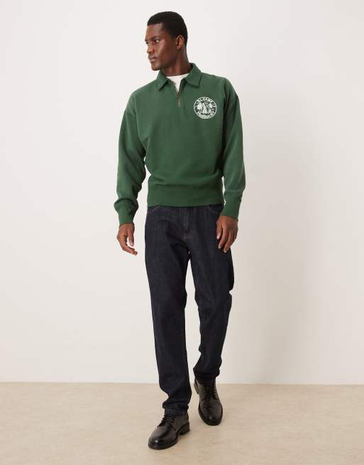 Polo Ralph Lauren Hudson Valley logo half zip sweatshirt classic