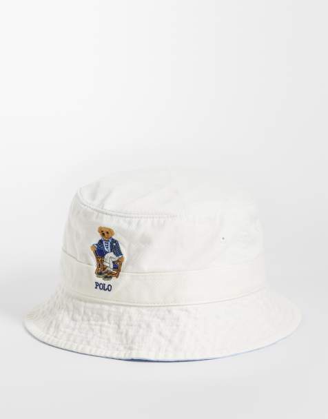 Polo Ralph Lauren - Hvid bøllehat med bjørnelogo - view 1