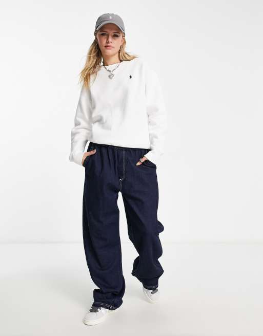 Polo Ralph Lauren - Hvid sweater med rund hals, 4 af 4