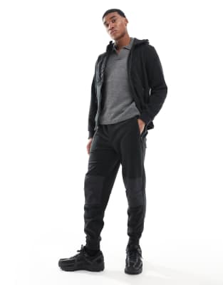 Polo Ralph Lauren Polo Ralph Lauren hybrid fleece joggers in black CO-ORD