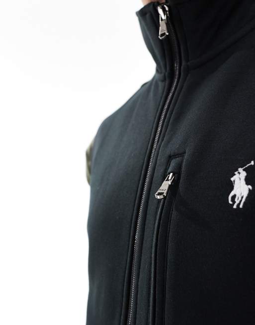 Polo Ralph Lauren – Hybrid-Weste in Schwarz mit Markenlogo, 4 von 4