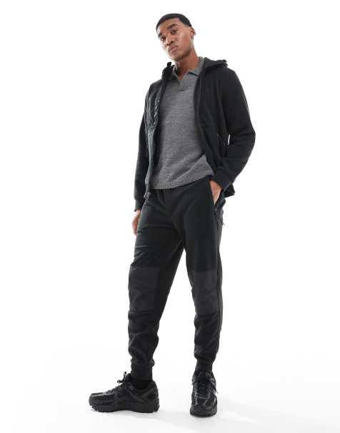 Polo Ralph Lauren - Hybride fleece joggingbroek in zwart, deel van co-ord set - view 1