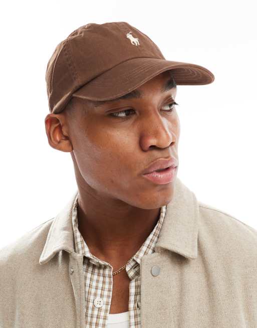 Polo Ralph Lauren - Icon - Cappellino in twill marrone con logo