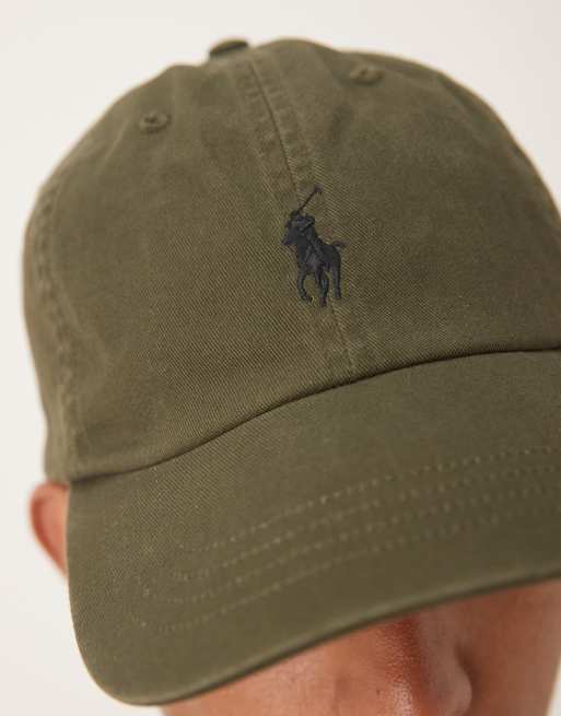 Polo Ralph Lauren - Icon - Cappellino verde kaki con logo, 2 di 3