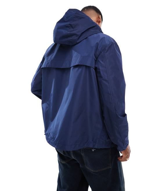 Polo Ralph Lauren - Icon - Giacca a vento blu navy foderata con cappuccio e logo, 4 di 4