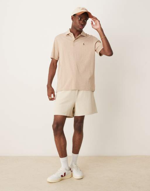 Polo Ralph Lauren icon logo all over horseshoe print pima cotton
