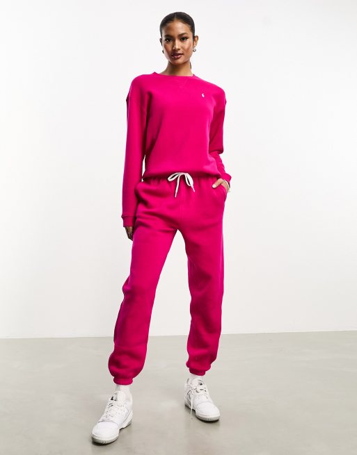 Pink store polo pants