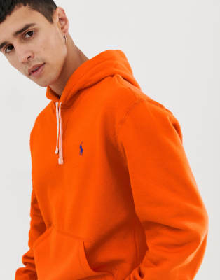 orange polo hoodie mens