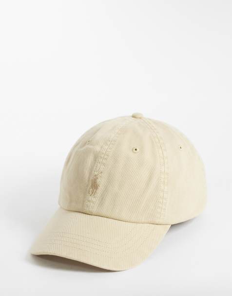 Polo Ralph Lauren icon logo baseball cap in beige - view 1