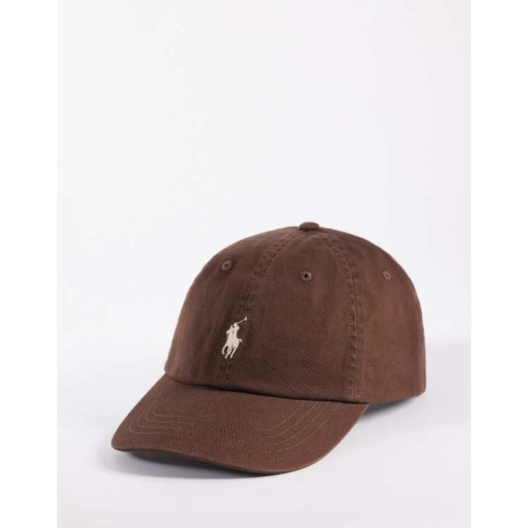 Polo Ralph Lauren icon logo baseball cap in brown | ASOS