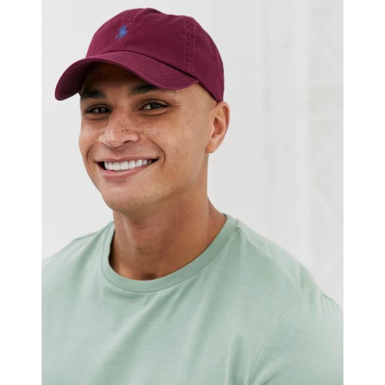 Ralph lauren burgundy store cap