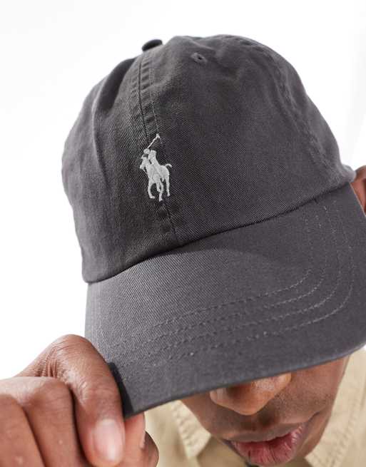 Polo Ralph Lauren icon logo baseball cap in charcoal ASOS